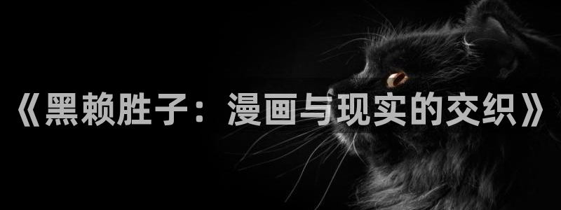 漫蛙卡：《黑赖胜子：漫画与现实的交织》
