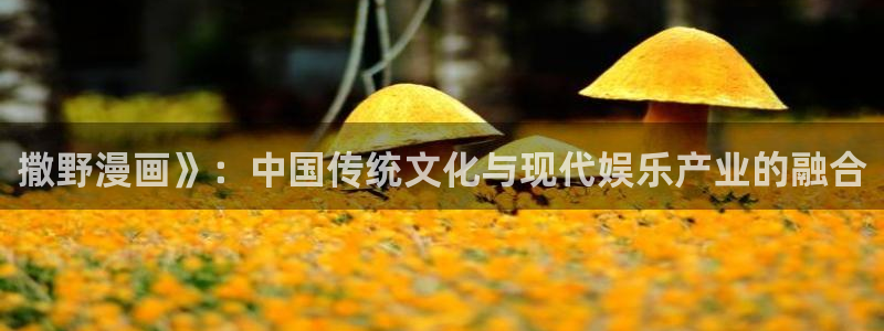 漫蛙枯萎之花上的眼泪：撒野漫画》：中国传统文化与现代娱乐产业的融合