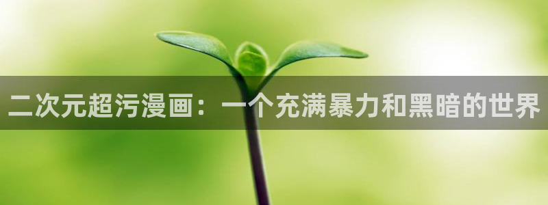 漫蛙manwa防走失网址：二次元超污漫画：一个充满暴力和黑暗的世界
