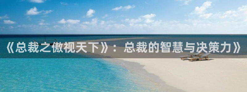 蛇窟轶事漫蛙漫画入口：《总裁之傲视天下》：总裁的智慧与决策力》